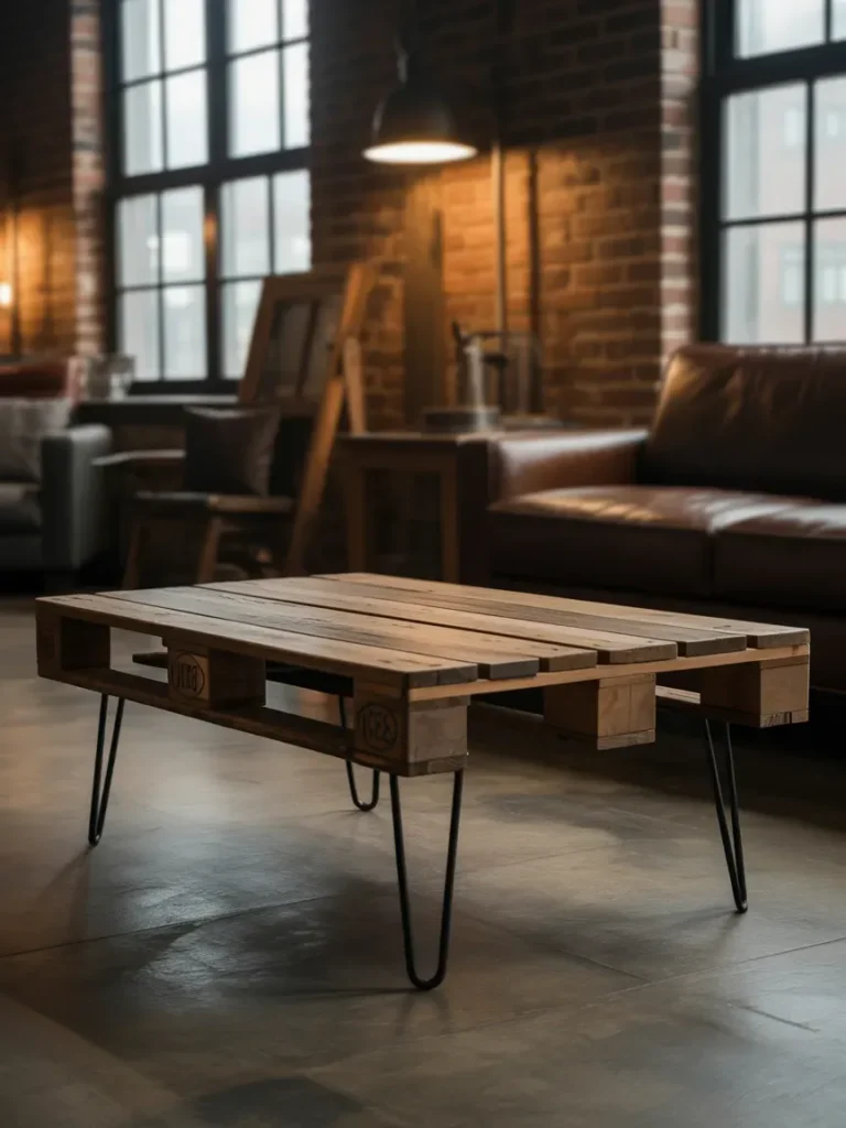 Industrial Style Pallet Tables