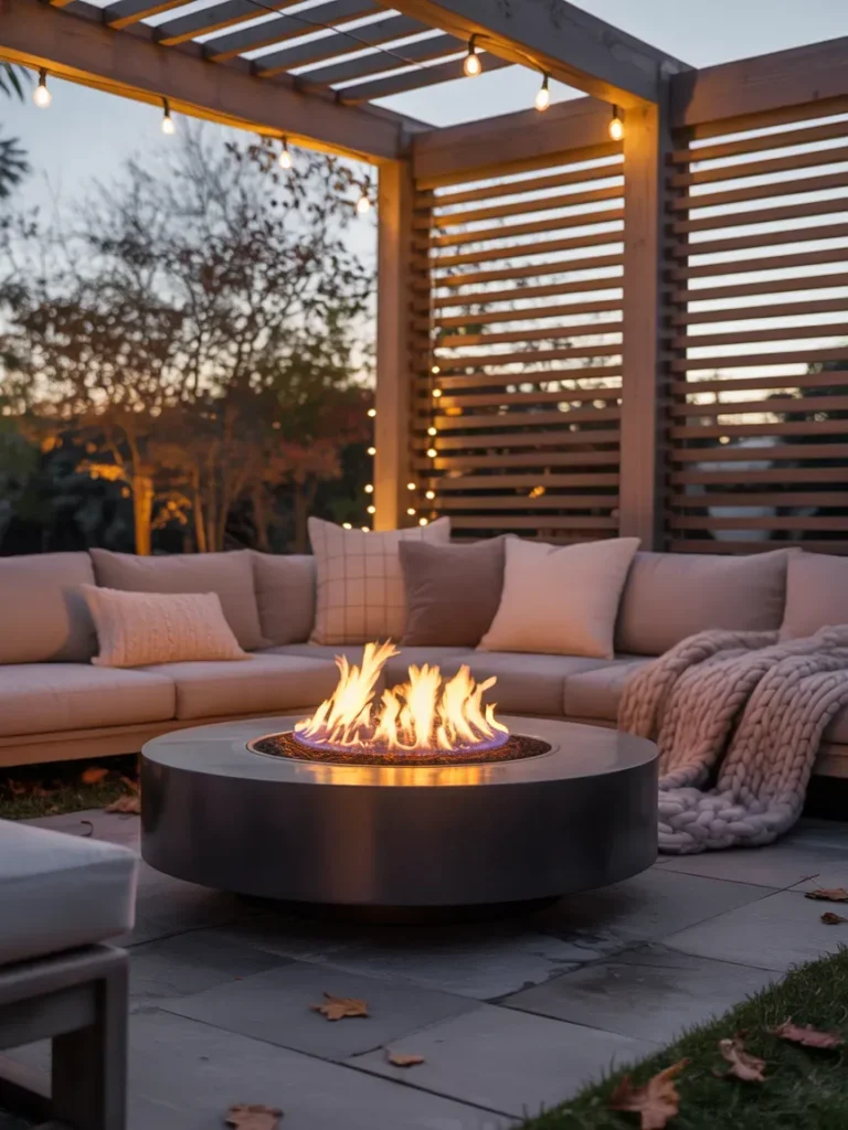 Add a Fire Pit for Cozy Nights