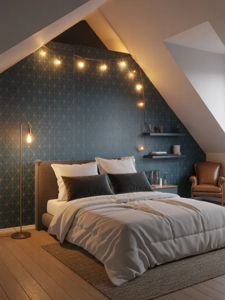 Statement Wallpaper on One Wall