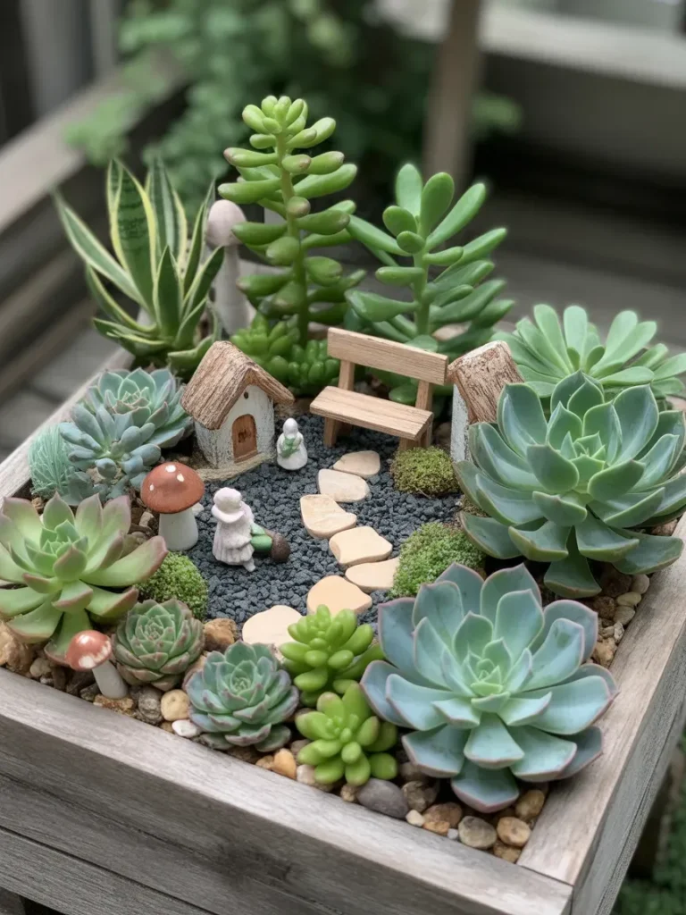 Succulent Fairy Garden