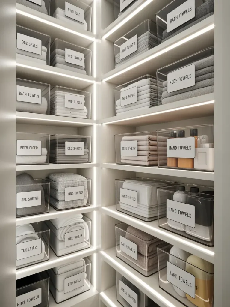 Use Clear Storage Bins