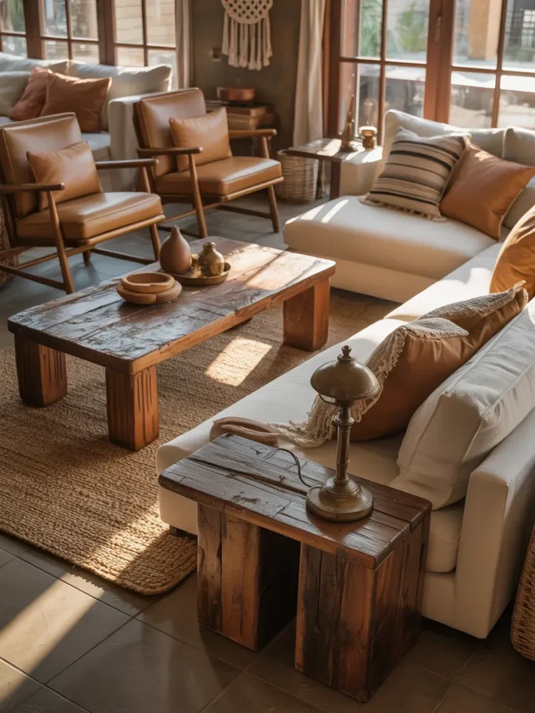 Mix Vintage and Modern Bohemian Furniture