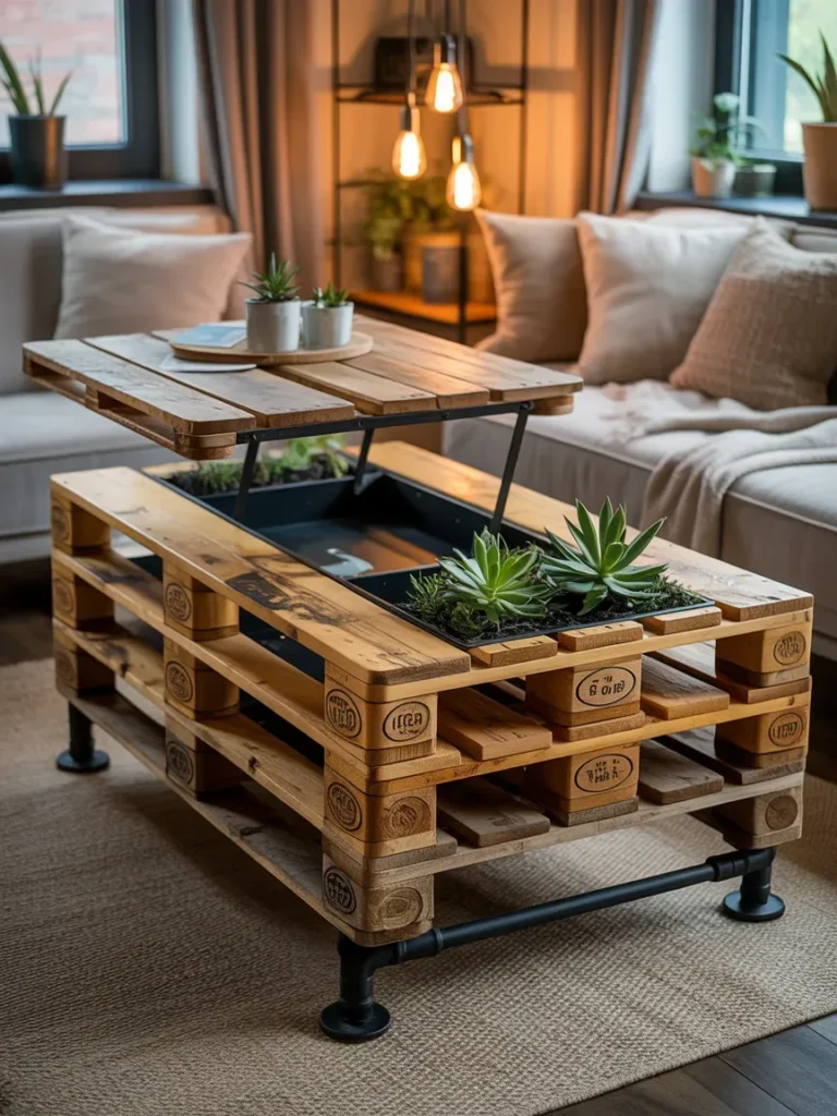Multi-Functional Pallet Table Projects