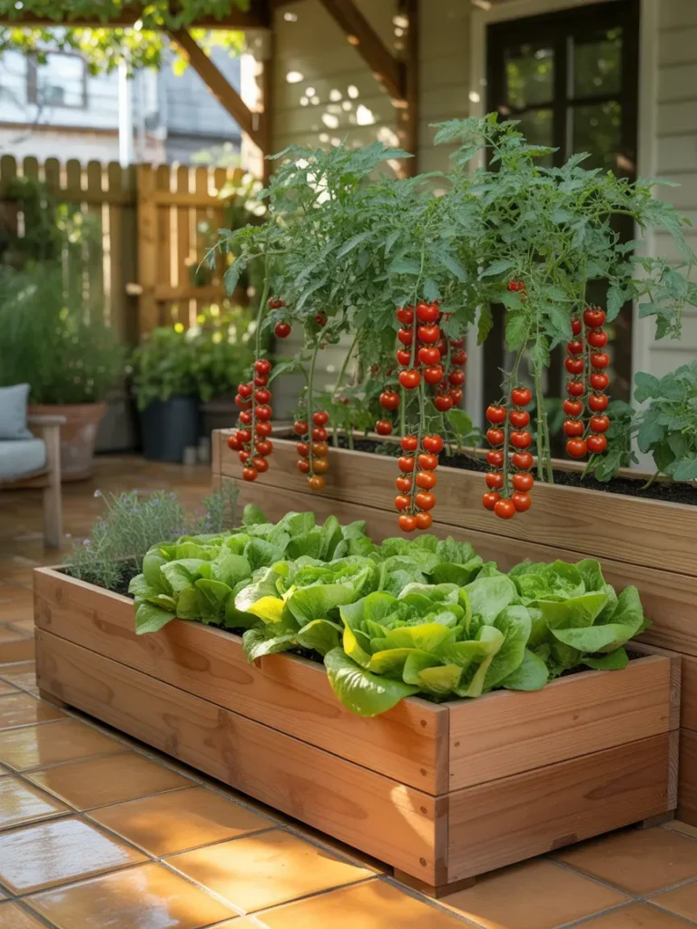 Vegetable Garden in Raised Containers