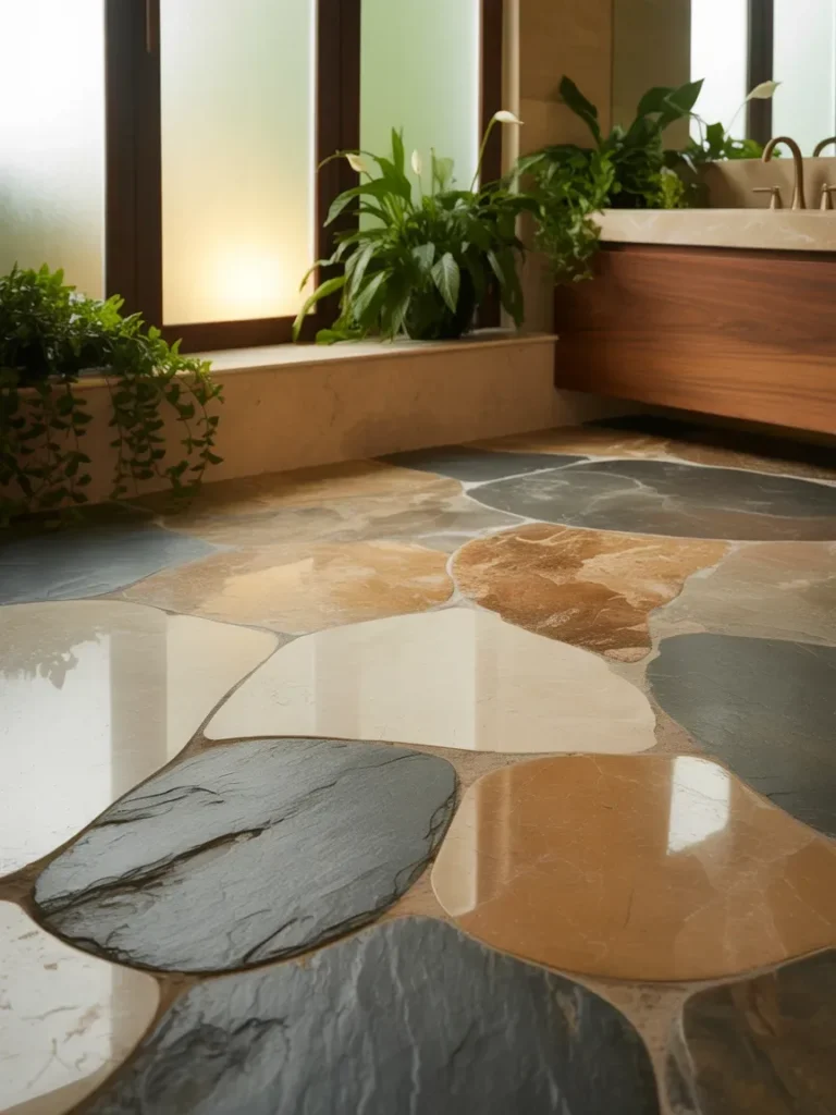 Natural Stone Tiles for a Spa-Like Bathroom