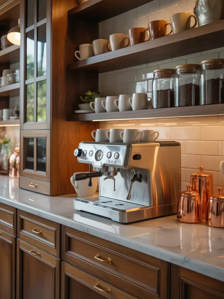 Built-In Coffee Station