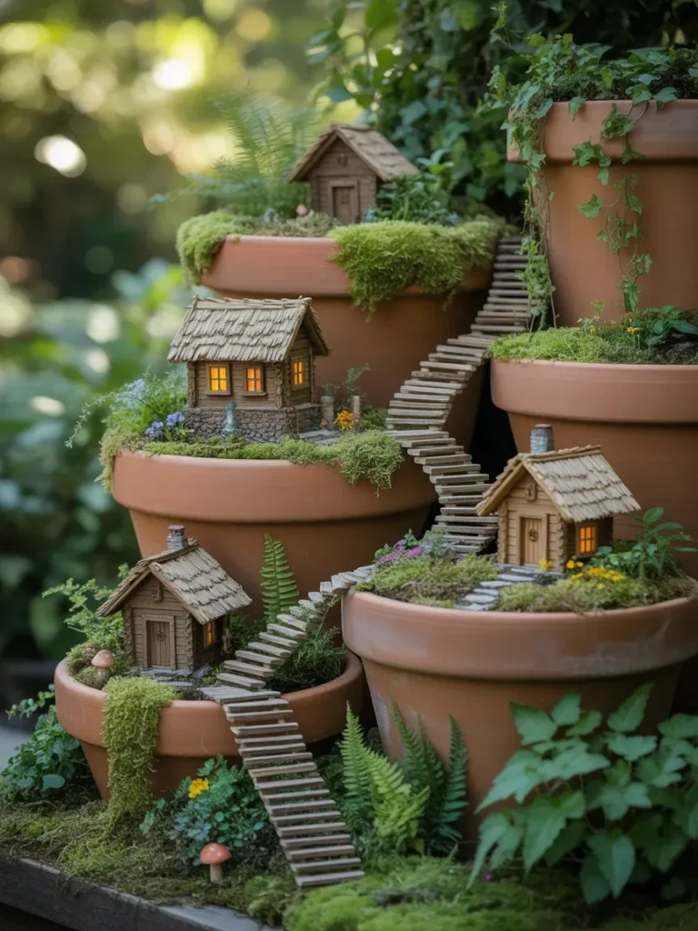 Multi-Level Fairy Garden