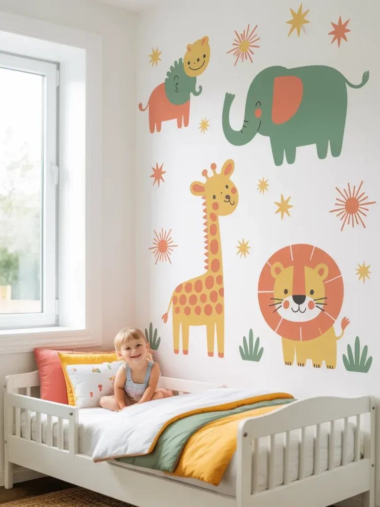 Fun Wall Decals Instead of Paint