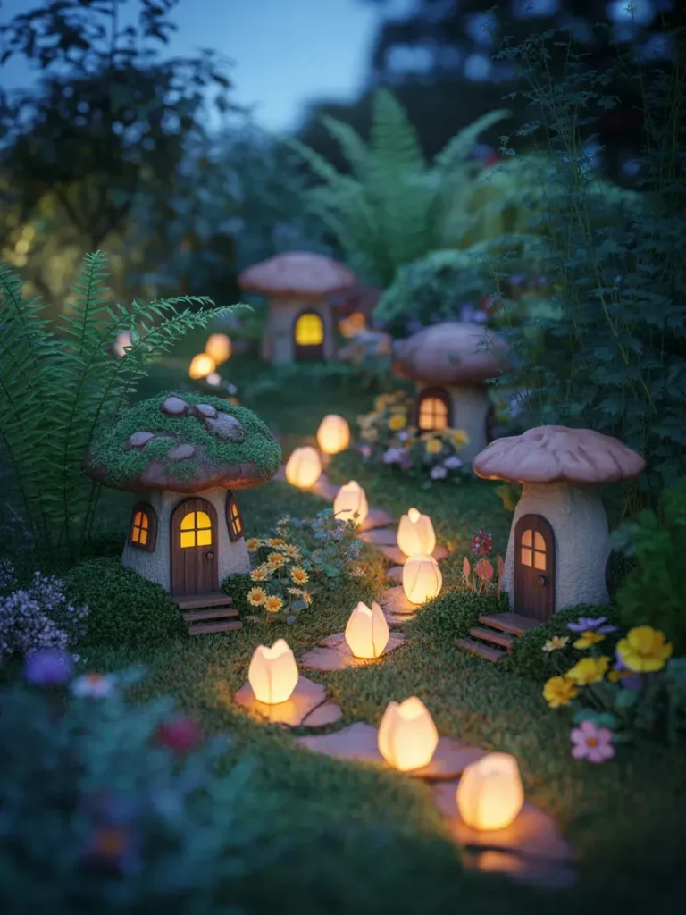 Fairy Garden Lantern Path