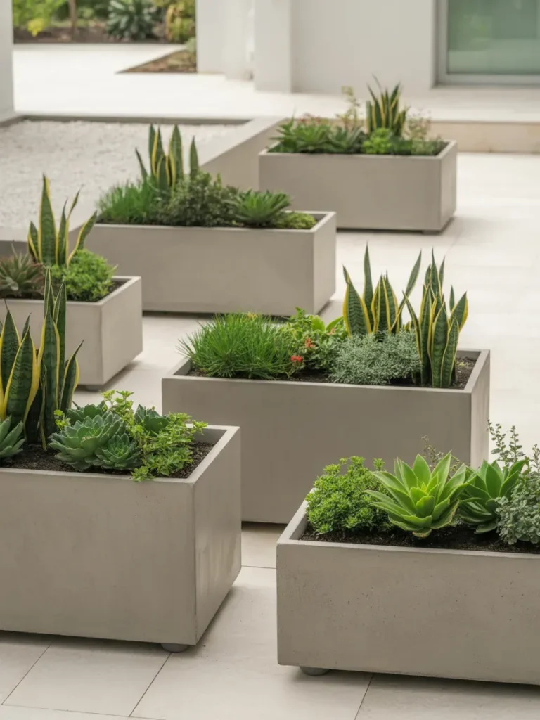 Modern Minimalist Planters