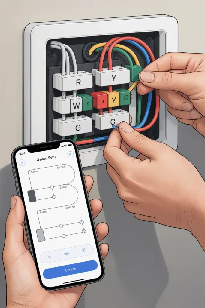 Connect the Wires to Matching Terminals