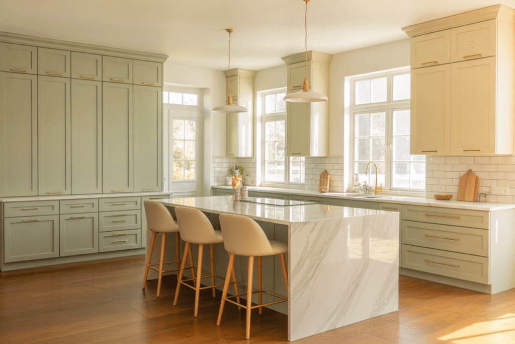 Sage Green and Cream Kitchen Ideas