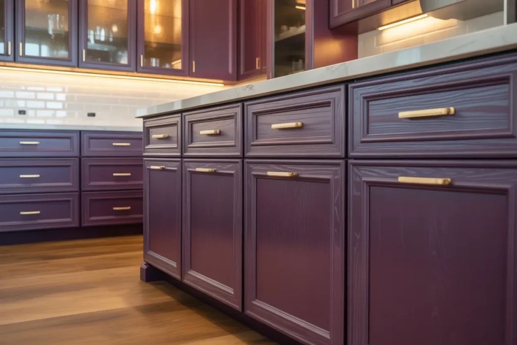 Aubergine Kitchen Cabinet Ideas