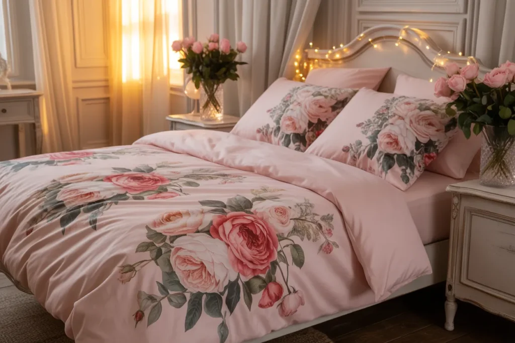Soft Pink Romantic Florals