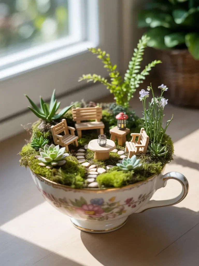 Teacup Fairy Garden