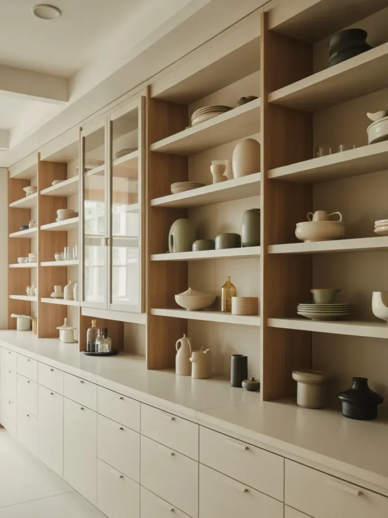 Open Shelving Display