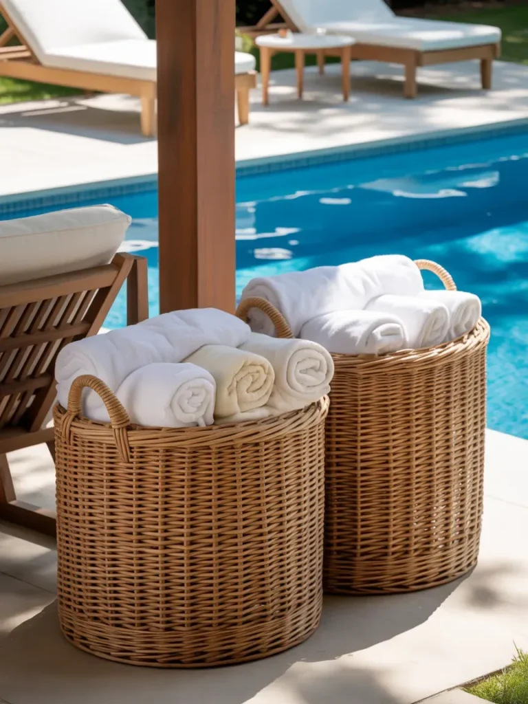 Large Woven Storage Baskets