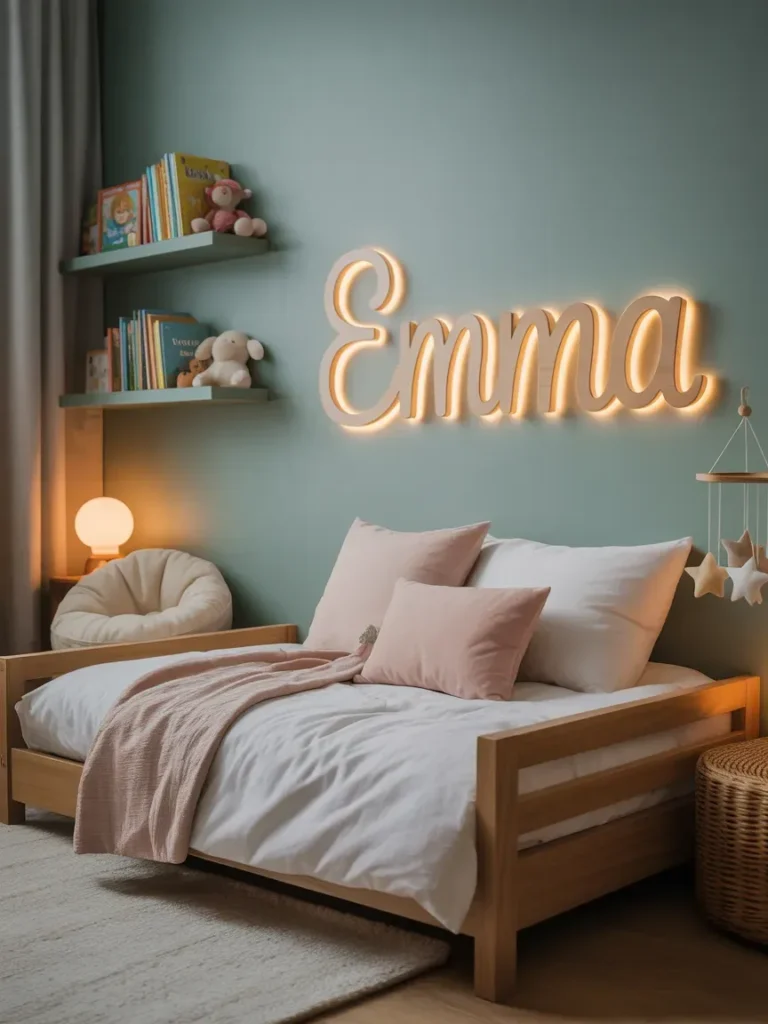 Add Personal Touch with Name Decor
