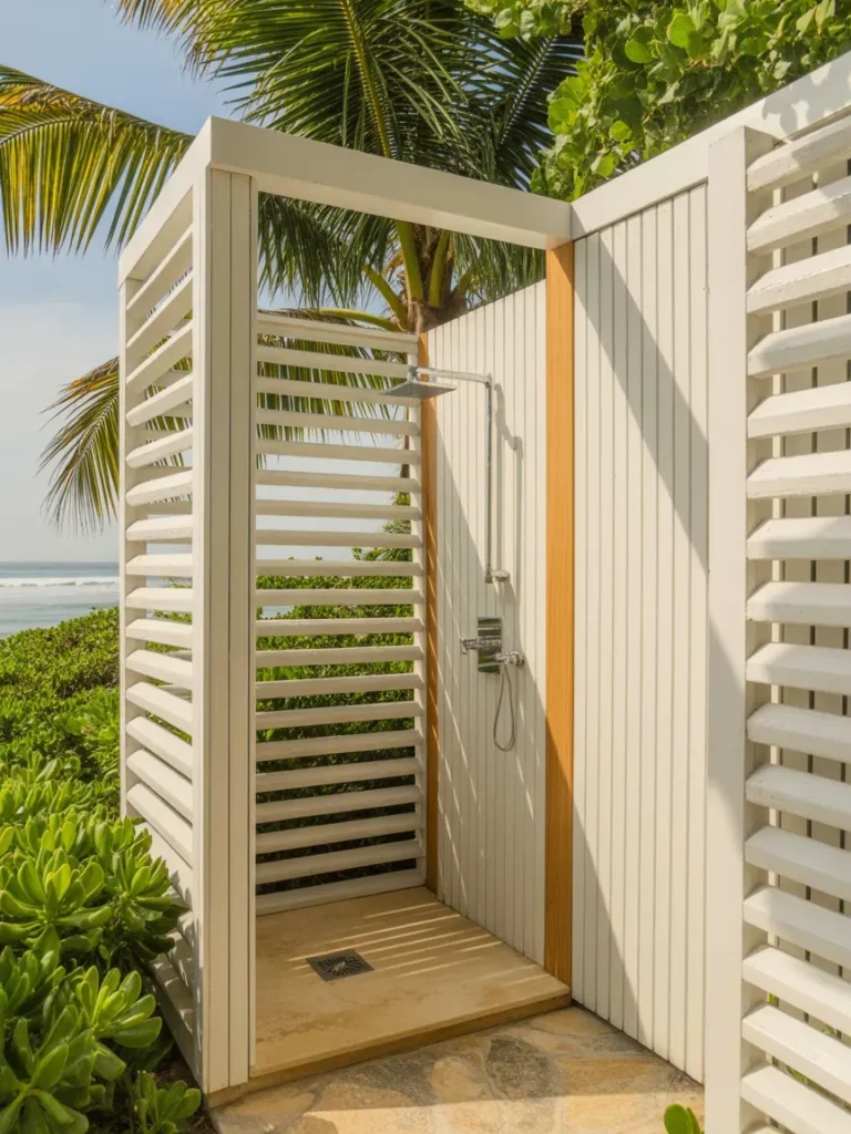 Coastal-Inspired Shower Design