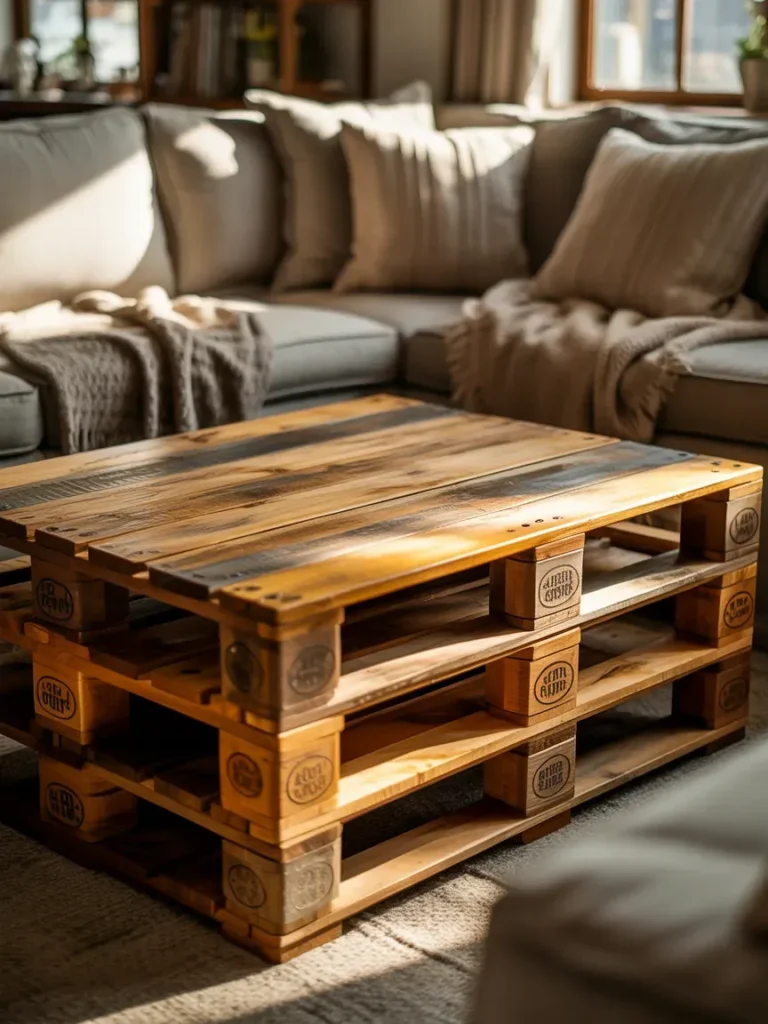 Pallet Table DIY with Storage