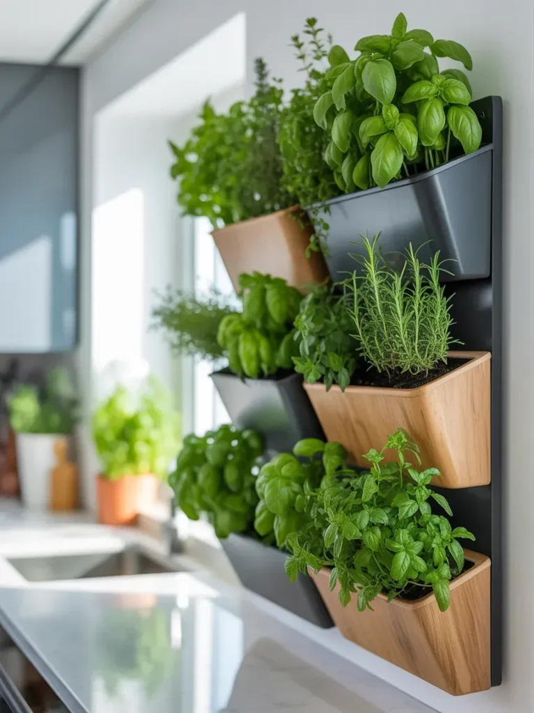 Vertical Wall Herb Garden