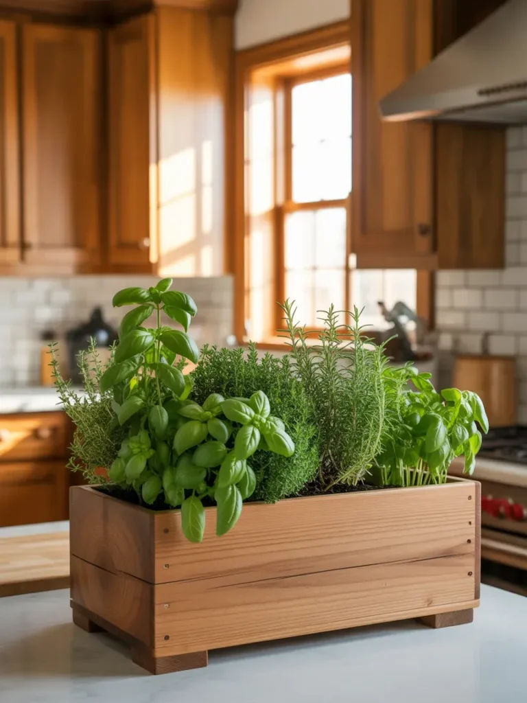 DIY Herb Planter Box