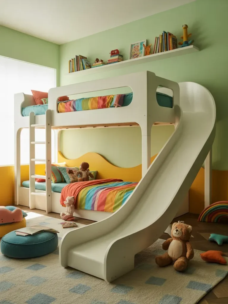 Shared Bunk with Slide Feature
