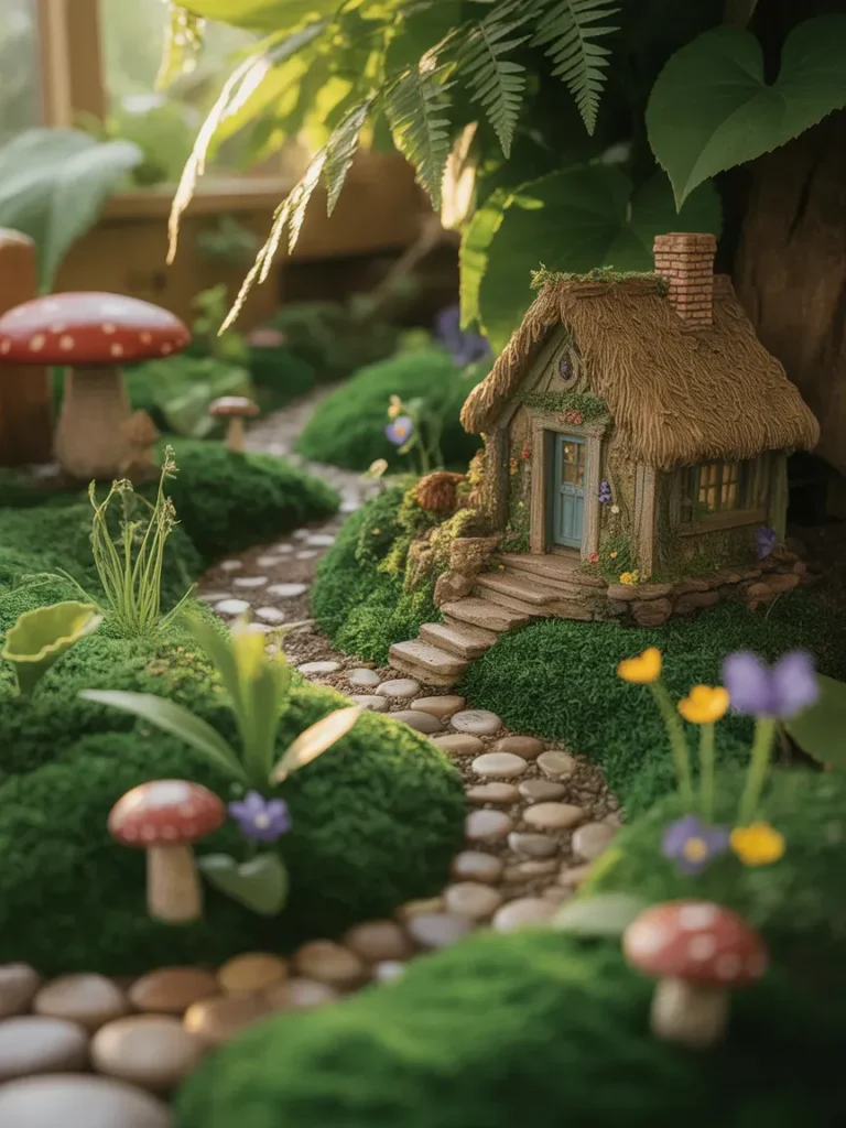 Mini Cottage Fairy Garden