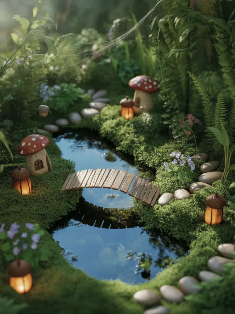 Fairy Garden with Water Feature