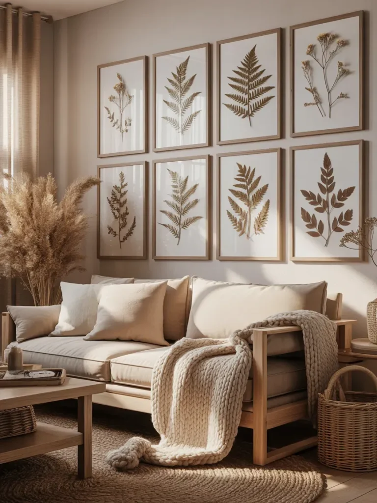 Framed Pressed Botanical Art