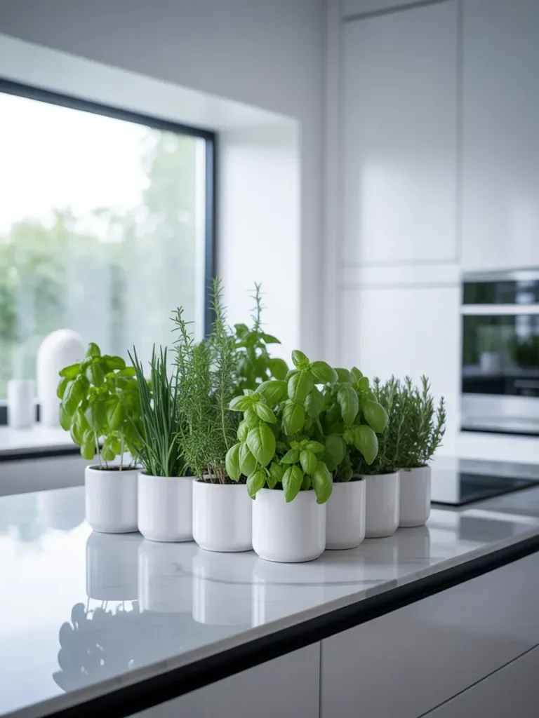 Minimalist Indoor Herb Garden Design