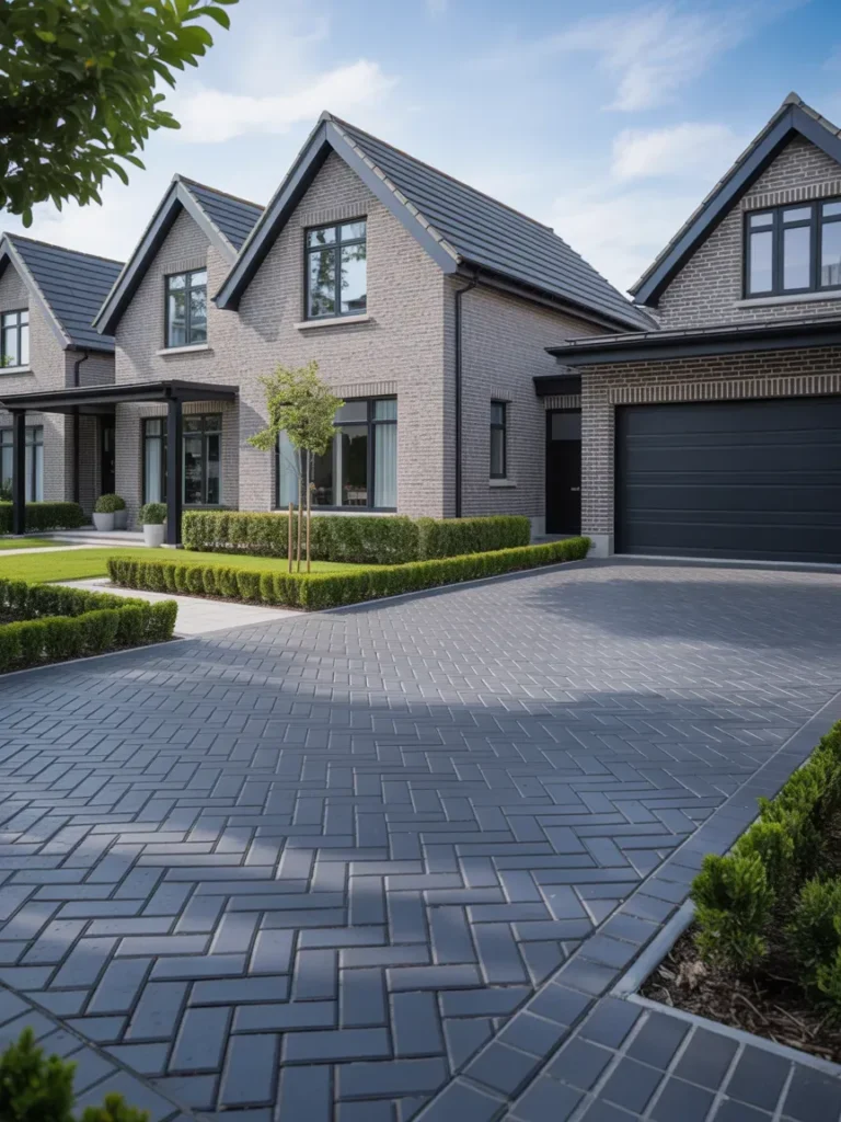 Herringbone Block Paving Design