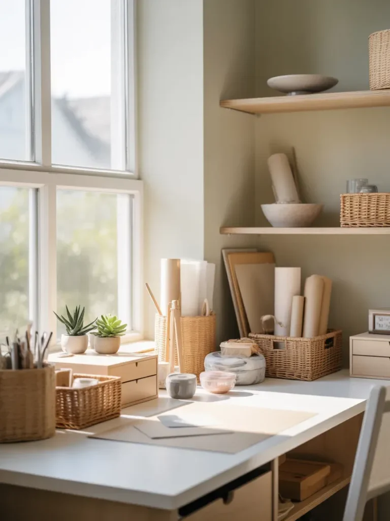Natural Light-Focused Workspace