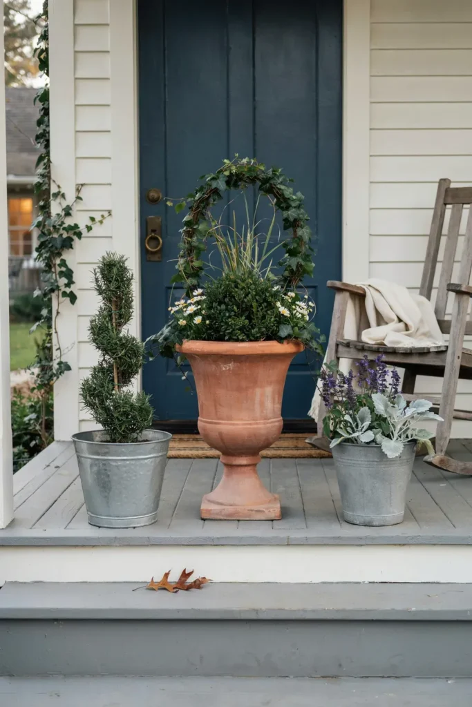 Front Porch Planter Ideas Year Round