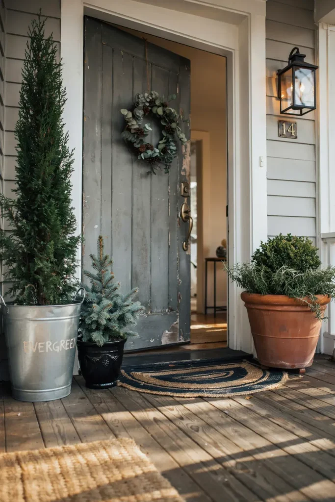 Front Porch Planter Ideas: Evergreen Options