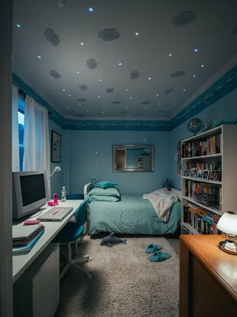  2000s Teen Bedroom Blue Themes and Ideas