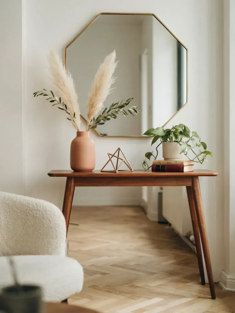 Mid-Century Modern Console Table