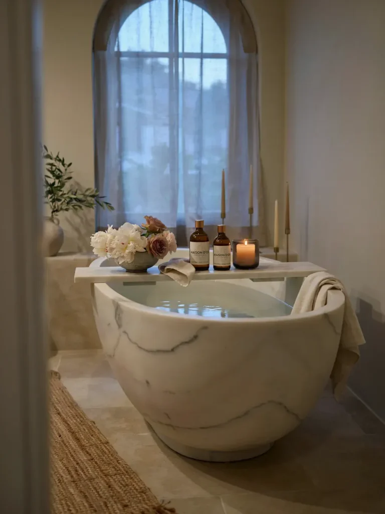 Luxury Marble Bath Tray