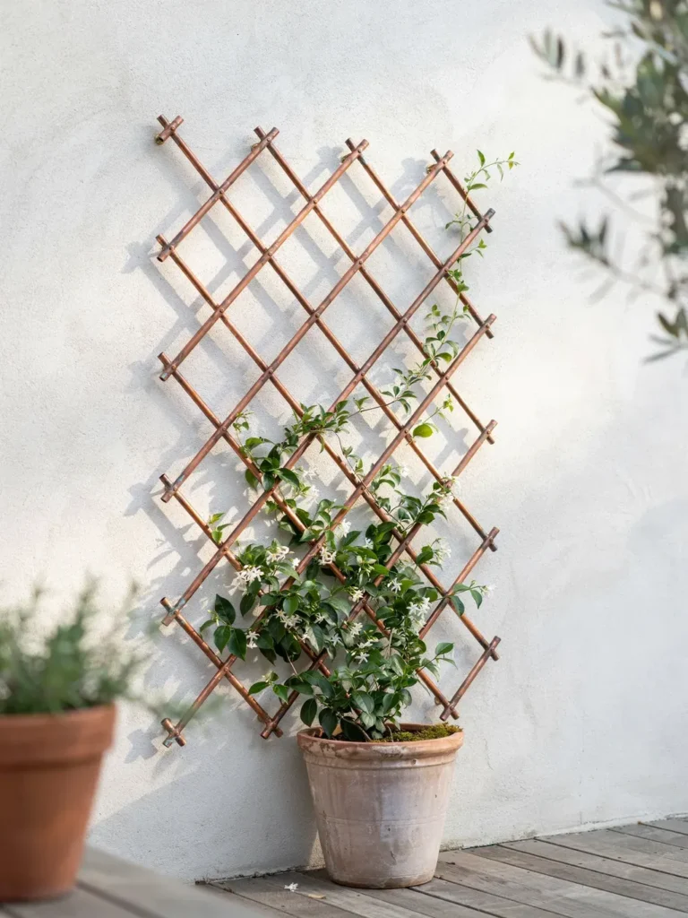 Copper Pipe DIY Feature Trellis