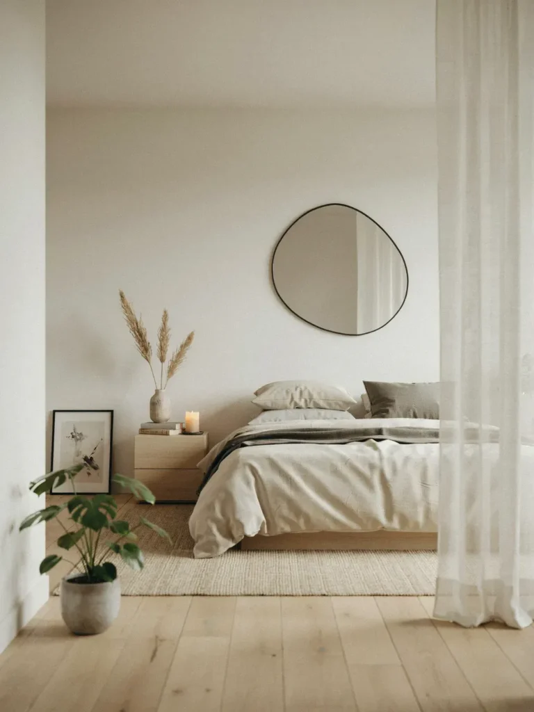 Asymmetrical Wall Mirror Design