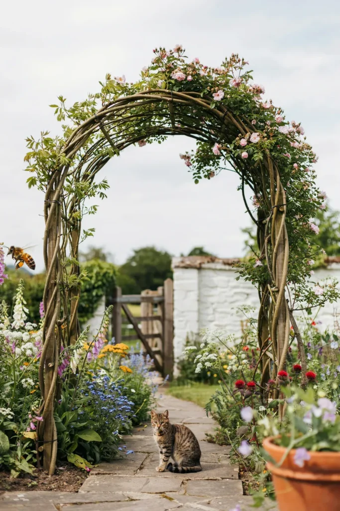 Living Willow Trellis