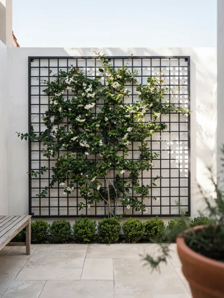 The Courtyard Wall Feature Trellis