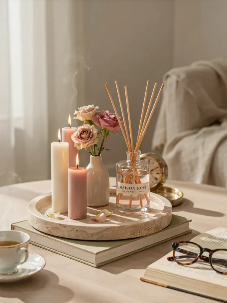 Floral Candles and Decorative Diffusers