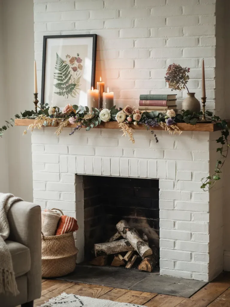 Floral Garlands for Shelves and Mantels
