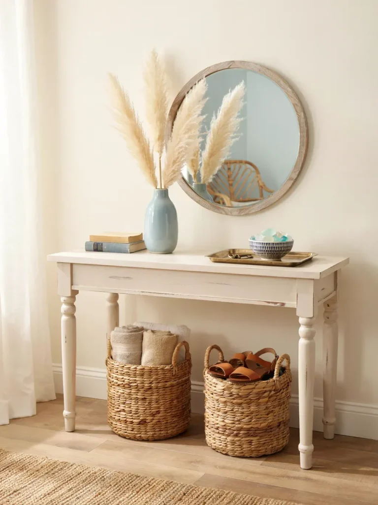 Coastal-Inspired Console Table