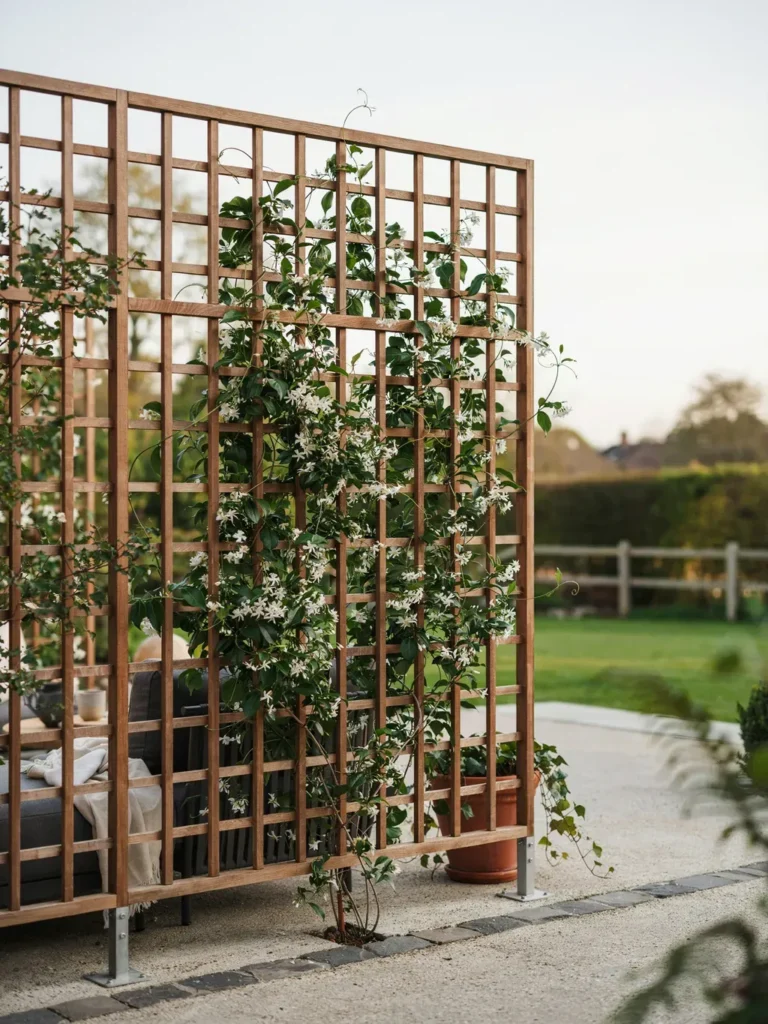 The Privacy Screen Freestanding Trellis