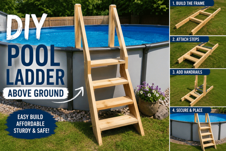 DIY Pool Ladder Above Ground
