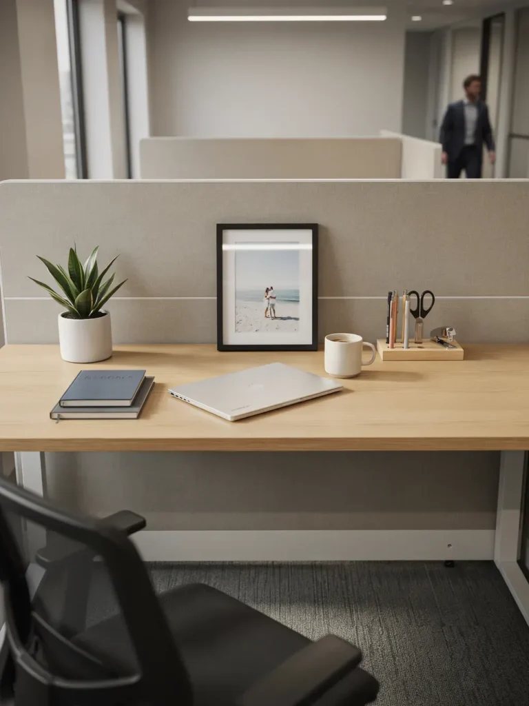 Style Your Work Desk Aesthetic Office Cubicle Setup