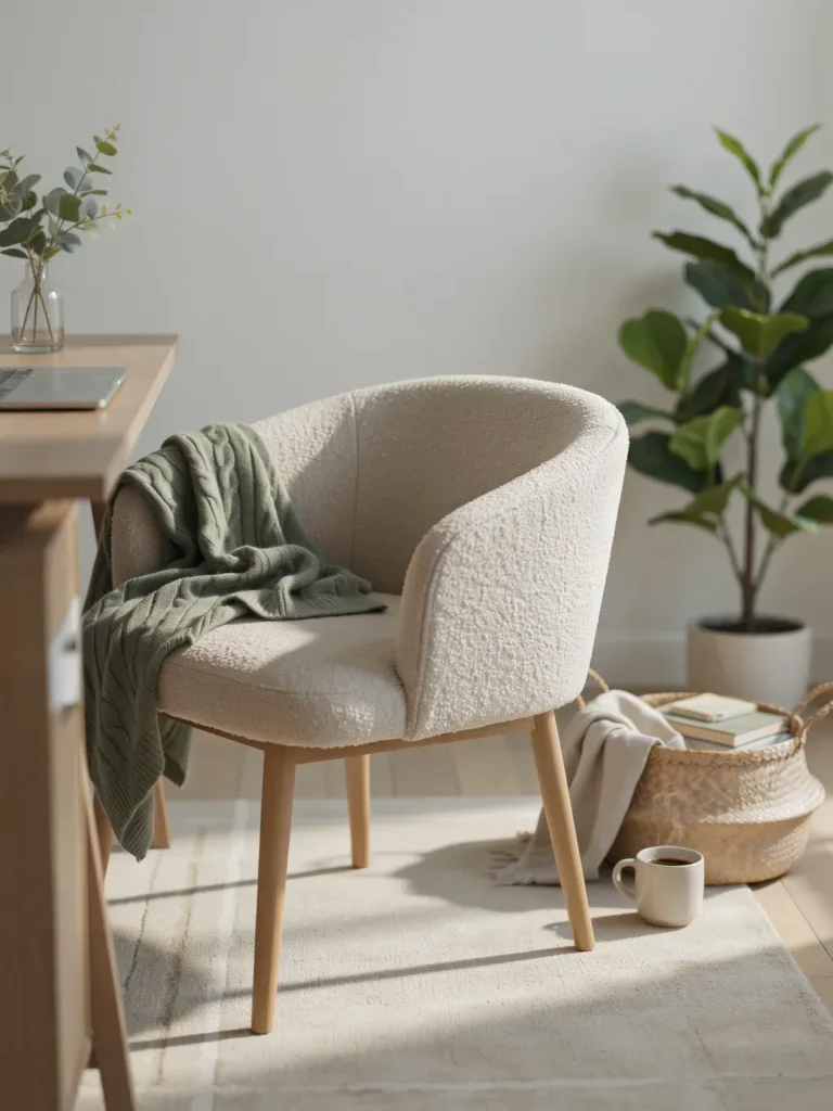 Add Texture to Create a Cozy Office
