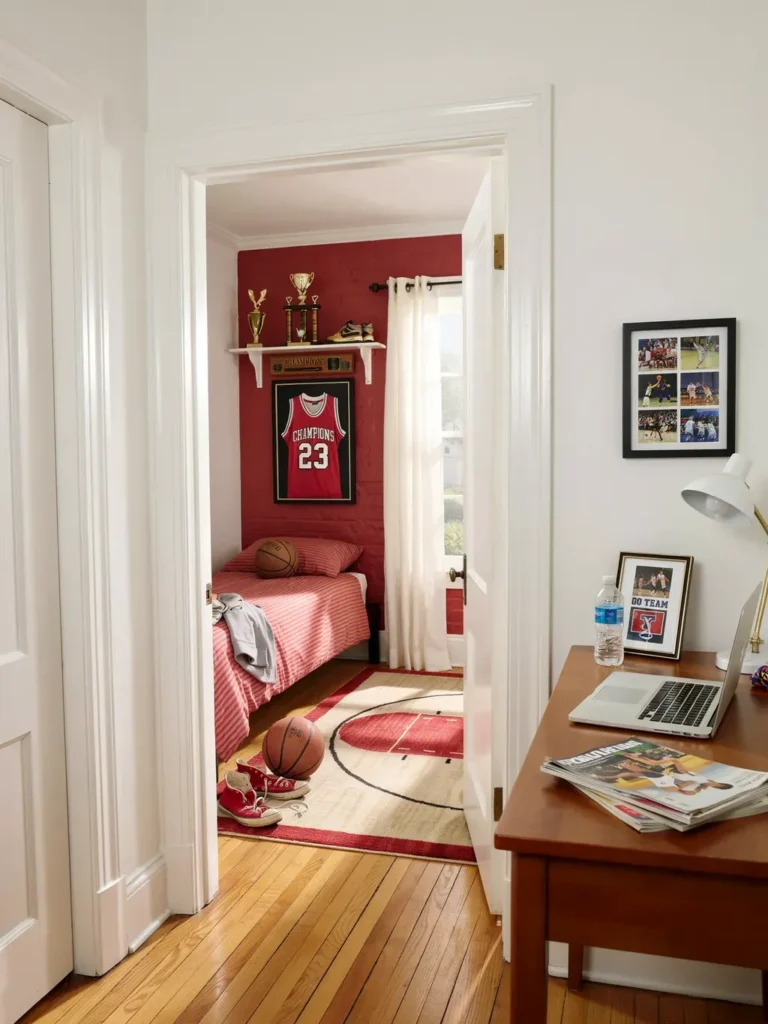  Use Sports Themes For An Active Boy's Room